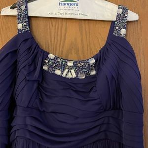 Purple evening gown, worn twice, purchased from David’s Bridal.